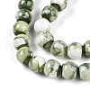 Baking Painted Glass Beads Strands X-DGLA-N003-8mm-C06-4