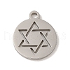 Non-Tarnish 201 Stainless Steel Charms STAS-E217-06P-1