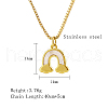 Stainless Steel Pendant Necklace GF6823-2-3