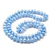AB Color Plate Glass Beads Strands EGLA-P051-02A-B08-2