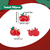 SUNNYCLUE 30Pcs Christmas Theme Plastic Pendants FIND-SC0011-39-2