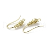 Brass Micro Pave Cubic Zirconia Earring Hooks KK-C048-13B-G-2