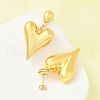 304 Stainless Steel Stud Earrings for Women EJEW-A125-41G-2