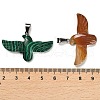 Natural & Synthetic Mixed Gemstone Pendants G-M424-05P-3