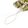 Iron Witch Bells Protection for Door Knob Hanger HJEW-JM00917-4