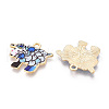 Alloy Enamel Pendants PALLOY-CJC0009-01A-2