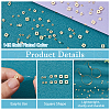 Hobbspring Square Brass Spacer Beads KK-HS0001-44-4
