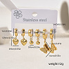 3 Pairs Heart & Butterfly Stainless Steel Earring Sets YL4741-1-5