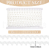 25 Yardss Polyester Elastic Button Looping Ribbons SRIB-WH0011-211A-2