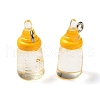 Transparent Resin Pendants RESI-R440-03B-2