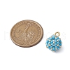 Seed Beads Beaded Charms PALLOY-MZ00314-02-2