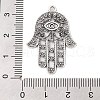 Tibetan Style Alloy Pendants X-TIBEP-ZN60334-AS-FF-2
