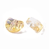 100Pcs Electroplate Glass Beads EGLA-P060-01A-HP01-2