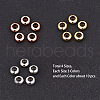 Brass Flat Round Spacer Beads KK-PH0035-81-8