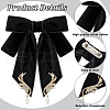 Polyester Ribbon Bowknot Brooch AJEW-WH0528-39B-3