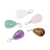 CHGCRAFT 10Pcs 5 Styles Natural Mixed Gemstone Pendants G-CA0001-66-2