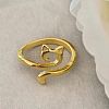 Alloy Open Cuff Rings for Women FS-WG27D4E-03-1