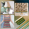 Polyester Lace Ribbon with Plastic Charms Tassel DIY-WH0656-11A-6