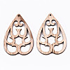 Unfinished Hollow Wood Big Pendants WOOD-N006-123-2