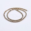 Electroplate Non-Magnetic Synthetic Hematite Strands G-F562-V03-2