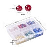 660Pcs 6 Style Electroplate Glass Beads Strands EGLA-YW0001-22-3