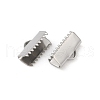 304 Stainless Steel Ribbon Crimp Ends STAS-E471-05K-P-2