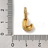 Brass Micro Pave Cubic Zirconia Pendants KK-K345-13J-G-3