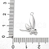 Brass Rhinestone Pendants KK-E793-09P-3