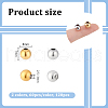 Unicraftale 120Pcs 2 Colors 304 Stainless Steel Round Seamed Beads STAS-UN0060-65C-3
