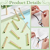  20Pcs Alloy Cord Ends FIND-NB0005-35G-4