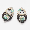 MIYUKI & TOHO Handmade Japanese Seed Beads Links X-SEED-G002-232-2-1