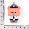 Opaque PVC Plastic Pendants KY-G017-C04-3