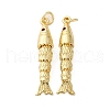 Rack Plating Brass Micro Pave Cubic Zirconia Pendants KK-M309-38I-G-1