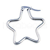 Stainless Steel Hoop Earrings STAS-TAC0001-13B-P-1
