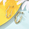 304 Stainless Steel Stud Earrings EJEW-M072-05G-3