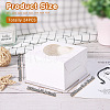 Square Paper Biscuit Boxes with Heart Clear Window CON-TAC0001-12C-01-4