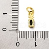 Rack Plating Brass Micro Pave Cubic Zirconia Charms KK-F881-03G-01-3