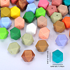 Hexagonal Silicone Focal Beads SI-JX0020A-63-2