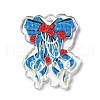 Spray Printed Acrylic Pendants TACR-P006-C01-1