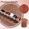   6 Rolls 6 Colors Nylon Chinese Knot Cord NWIR-PH0002-27B-4