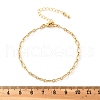 Brass Cable Chain Bracelets for Women Men BJEW-F494-05G-3