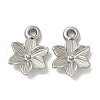 Anti-Tarnish 304 Stainless Steel Pendants STAS-Q334-51P-1