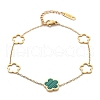 Ion Plating(IP) 304 Stainless Steel Link Bracelets BJEW-P345-11G-04-4