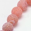 Natural Crackle Agate Beads Strands G-G055-4mm-11-1