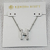 Brass Initial Pendant Necklaces for Women FS-WG8E27F-34-1