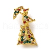 Fashion Golden Zinc Alloy Enamel Pins JEWB-D068-01G-04-1