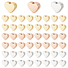Unicraftale 60Pcs 3 Colors Rack Plating Brass Beads KK-UN0003-44-1
