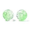 Transparent Crackle Acrylic Beads CACR-N004-01C-3