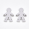 Non-Tarnish 201 Stainless Steel Links connectors X-STAS-T044-29P-2