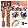 Embroidery Polyester Ribbon SRIB-WH0006-05-9